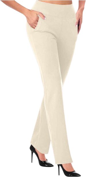 Formal Dress Pants for Women High Waist Slim Fit Suit Pants Trousers Dressy Casual Business Work Pant Slacks