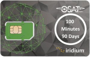 Iridium 100 Mins Prepaid Satellite Phone Airtime – 90 Day Validity – Refillable – Rollover – Online Activation & Refills – No Activation fee – No Monthly Fee