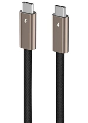 Ubluker USB C to USB C Cable 40Gbps 3.3FT, USB4 Cable with Thunderbolt 4 24PIN Emarker 240W 100W 60W 48V 5A PD 3.1 Video Audio Data Charger for iPhone17 16 15 Galaxy S26 SSD Monitor Tablet PC Laptop