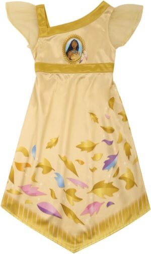 Disney Toddler/Little/Big Girls' Princess Fantasy Gown Nightgown Soft & Cute Pajama Nightwear for Kids