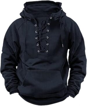 SHAOBGE Tactical Hoodies for Men 2024 Quater-Zip Pullover Vintage Sweatshirt Casual Long Sleeve Cargo Hoodies with Pocket