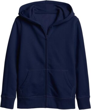 GAP Boys' Full Zip Hoodie Hooded Sweatshirt