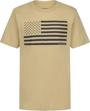 Lucky Brand Boys' Short Sleeve Graphic Crew Neck T-Shirt, Soft, Comfortable, Relaxed Fit
