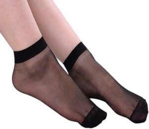 Lolvmvchi Stockings Thin Silk Low Short Socks Women Pairs 10 Girl Cut Elastic Ankle Socks Stealth Socks