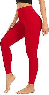 Blisset High Waist Leggings for Women - Opaque, Soft Tummy Control Athletic Pants for Yoga, Running, Workout and Gym
