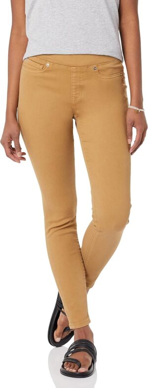 Amazon Essentials Women's Skinny Fit Mid-Rise Stretch Pull-On Jegging with Pockets - Discontinued Colors