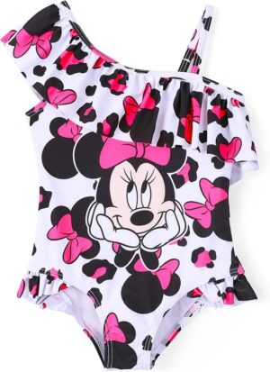 Disney Swimsuits for Girls One Piece Bathing Suits UPF 50 Swimwear 2-13Y