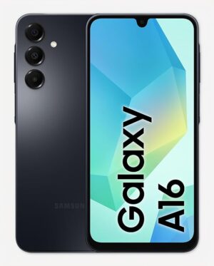 Samsung Galaxy A16 4G LTE (128GB + 4GB) International Model SM-A165F/DS Factory Unlocked, 6.7", Dual SIM, 50MP Triple Camera (Case Bundle), Black