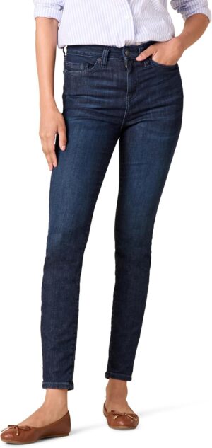 Amazon Essentials Women's High-Rise Skinny Jeans with Stretch, 5-Pocket Styling, 3 Inseam Lengths - Discontinued Colors