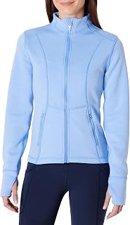 Amazon Essentials Women's Active Sweat Slim-Fit Zip Through Jacket