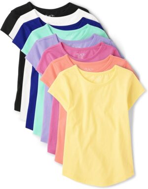 The Children's Place Girls Short Sleeve High Low Tee
