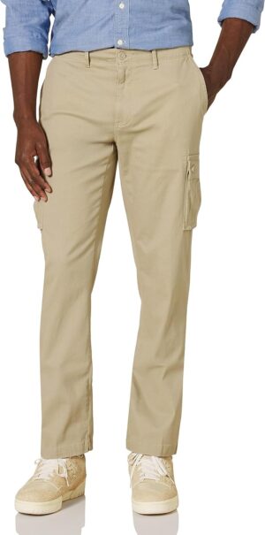 Amazon Essentials Men's Straight-Fit Breathable Stretch Cargo Pants (Available in Big & Tall)