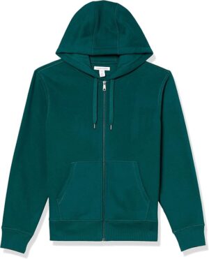 Amazon Essentials Men's Full-Zip Fleece Hoodie Sweatshirt (Available in Big & Tall)