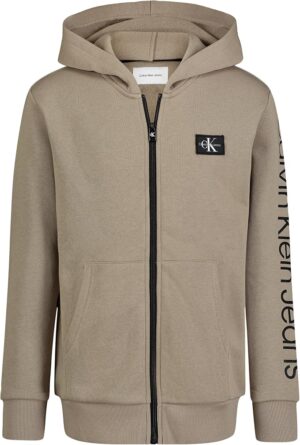 Calvin Klein Boys' Long Sleeve Full Zip Fleece Hoodie