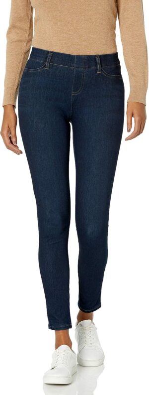 Amazon Essentials Women's Pull-On Mid Rise Stretchy Knit Jegging (Available in Plus Size)