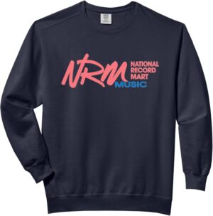 NRM National Record Mart Vintage Music Store Logo Comfort Colors Adult Sweatshirt