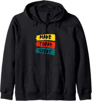 Make everyday great with our premium t-shirts. Zip Hoodie